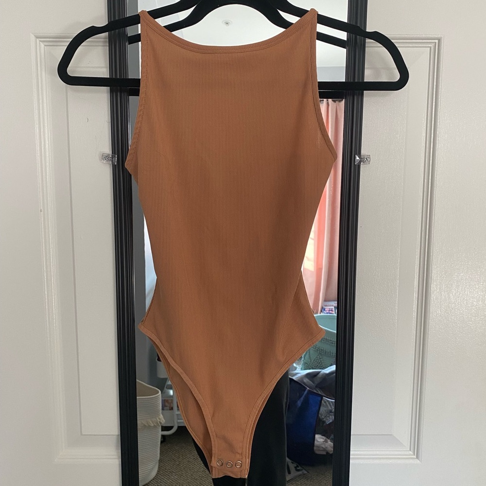 Salmon tank bodysuit